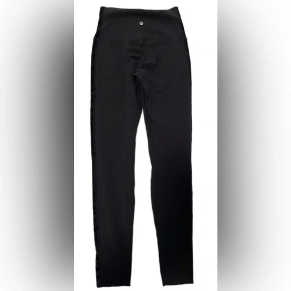 Lululemon Align Super High
Rise Leggings Crushed Velvet black 6 - Picture 8 of 15